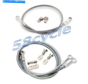 Hoses �K���t�@�[�t�����g�u���[�L���C���ƃ��A���C���L�b�g - �N���A-2007-2008���}�nR1 Galfer Front Brake Lines & Rear Line Kit - Clear -2007-2008 YAMAHA R1�y���s�A���i�z