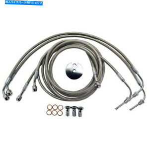 Hoses LA`bp[YXeXX`[u[LC-Road Glide ABS LA -8050B19 LA Choppers Stainless Steel Brake Lines - Road Glide ABS LA-8050B19
