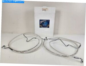 Hoses }OifUCi[V[YABSŗL̃tgu[LCLbgAS37016 14-23n[[ Magnum Designer Series ABS-Specific Front Brake Line Kits AS37016 14-23 Harley