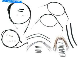 Hoses 14C`̗ސlnK[B30-1004n[[frbh\̃o[[P[u/u[LCLbg Burly Cable/Brake Line Kit for 14" Ape Hangers #B30-1004 Harley Davidson