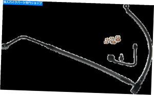 Hoses 12-17n[[\tgACXFLS}Oiu[LCubNp[AS47001 12-17 for Harley Softail Slim FLS MAGNUM Brake Line Black Pearl AS47001