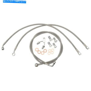 Hoses LA`bp[YXeXX`[tgu[LC - \tgAuX| LA-8150B16 LA Choppers Stainless Steel Front Brake Line - Softail ABS | LA-8150B16
