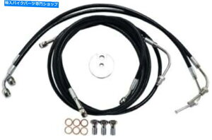 Hoses La Choppers 18 "-20" apesubNu[LCLbg08-13n[[[hOCh LA Choppers 18"-20" Apes Black Brake Line Kit for 08-13 Harley Road Glide