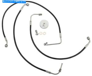 Hoses La Choppers 18 "-20" APESubNu[LC08-13n[[FLHT/FLHR/FLTR/FLHX LA Choppers 18"-20" Apes Black Brake Lines 08-13 Harley FLHT/FLHR/FLTR/FLHX