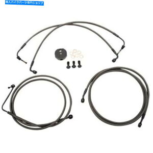Hoses La Choppers Midnight Brake Lines -Road GlideABS LA -8050B19M LA Choppers Midnight Brake Lines - Road Glide ABS LA-8050B19M