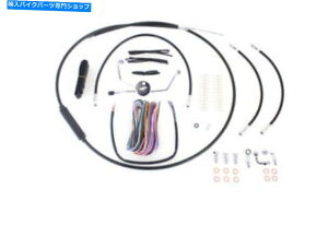 Hoses 15C`17C`nhP[uƃu[LCLbgn[[frbh\ɓK 15 inch-17 inch Handlebar Cable and Brake Line Kit fits Harley Davidson