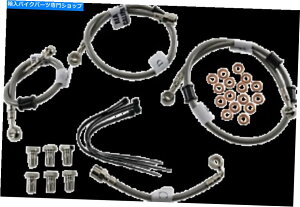 Hoses GALFER FK003D943-4�X�e�����X�X�`�[���u���[�L���C���L�b�g4���C���t�����g���A Galfer FK003D943-4 Stainlesss Steel Brake Line Kits 4 Lines Front Rear�y���s�A���i�z