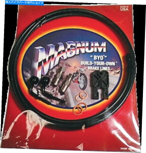 Hoses �}�O�i��BYO�r���h���[�X�h�b�g�f���A���f�B�X�N�u���[�L���C���L�b�g490435A Magnum BYO Build-Your-Own DOT Dual Disc Brake Line Kit 490435A�y���s�A���i�z