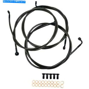 Hoses La Choppers Midnight Brake Lines-�c�[�����OABS LA -8052B13M LA Choppers Midnight Brake Lines - Touring ABS LA-8052B13M�y���s�A���i�z