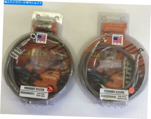 Hoses Galfer Front Brake Lines��Clutch Line Kit -Clear Ninja ZX14 2006��ABS��C36 Galfer Front Brake Lines & Clutch Line Kit - Clear Ninja ZX14 2006 NON-ABS #C36�y���s�A���i�z