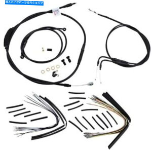 Hoses 16 "So[B30-1015n[[fCrbh\tgAC̃o[[P[u/u[LCLbg Burly Cable/Brake Line Kit for 16" Gorilla Bars B30-1015 Harley Davidson Softail
