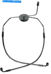 Hoses }OiubNp[fUCi[ABS[[u[LCLbg4??7010n[[frbh\ Magnum Black Pearl Designer ABS Lower Brake Line Kit #47010 Harley Davidson