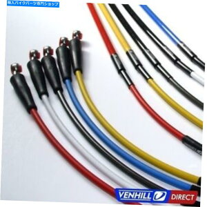 Hoses 07-12XYLRMZ250xqɂFt̃u[LCƃP[u 07-12 Suzuki RMZ250 Matching Colored Brake Lines and Cables by Venhill