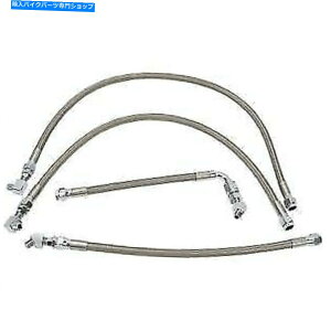 Hoses }n1999-00 XVS 1100 V-STARJX^Mt@[ґgSStgu[LCLbg YAMAHA 1999-00 XVS 1100 V-STAR Custom GALFER BRAIDED SS FRONT BRAKE LINE KIT