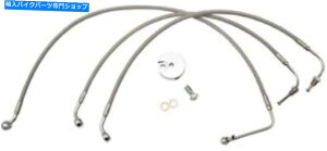 Hoses La ChoppersXeXX`[tgu[LC4n[[09-13 FL Non ABS 15-17 BAR La Choppers Stainless Steel Front Brake Line 4 Harley 09-13 FL Non Abs 15-17 Bar