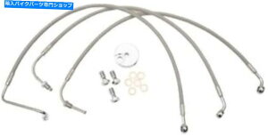 Hoses LA`bp[YXeXX`[u[LCLbgLA-8005B19 1741-4221 LA Choppers Stainless Steel Brake Line Kit LA-8005B19 1741-4221