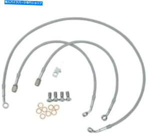 Hoses ObhbWn[[ɂ16C`̉+6tgu[LCLbgfAfBXNABS 2008 FLHX 16 Inch Apes +6 Front Brake Line Kit Dual Disc ABS by Goodridge Harley 2008 FLHX