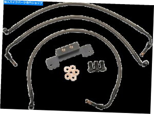 Hoses LA`bp[Y~bhiCgu[LC2014-2020 FLHR/FLHXA2017-20 FLTRX/U LA-8011B19M LA Choppers MIDNIGHT Brake Line 2014-2020 FLHR/FLHX, 2017-20 FLTRX/U LA-8011B19M