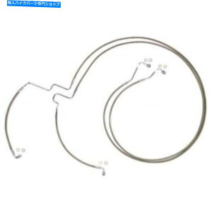Hoses }OiSSC1116-00NAR[eBOXRXeXtguCNCLbg Magnum SSC1116-00 Clear Coated XR Stainless Lower Front Brakeline Kit