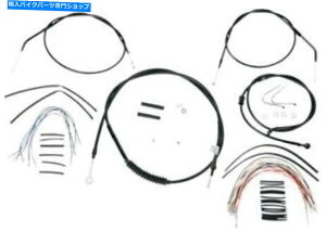 Hoses 12 "ސlnK[B30-1008n[[frbh\̃o[[P[u/u[LCLbg Burly Cable/Brake Line Kit for 12" Ape Hangers #B30-1008 Harley Davidson