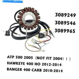 Magnetos Polaris Hawkeye 400 HO 2012-2014 Magneto Coilのステーター Stator for Polaris Hawkeye 400 HO 2012-2014 Magneto Coil