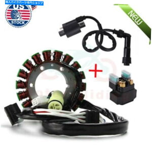 Magnetos �C�O�j�b�V�����R�C���X�^�[�^�[�����[2004- 2013���}�nYFM���v�^�[350�̃C�O�j�b�V�����X�^�[�^�[�����[�}�O�l�g�X�e�[�^�[350 Ignition Coil Starter Relay Magneto Stator For 2004 - 2013 Yamaha YFM Raptor 