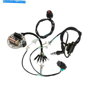 Magnetos �o�C�N�t�����C���[�n�[�l�X50-125cc�L�b�N�X�^�[�g�_�[�g�s�b�g�z���D�@cdi�R�C���}�O�l�b�g Bike Full Wire Harness 50-125cc Kick Start Dirt Pit Wiring Loom CDI Coil Magneto�y���s�A���i�z