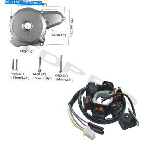 Magnetos 6RC}OlgXe[^[Jo[Lbgfo 110cc 125cc atv quad_[goCNCtN[X^[ 6 Coil Magneto Stator Cover Kit fo 110cc 125cc ATV Quad Dirt Bike Lifan Coolster