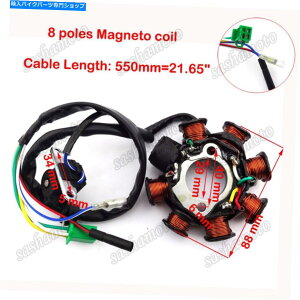Magnetos XN[^[8|[COjbVXe[^[}OlgGY6 125cc 150cc 157qmjybgS[J[gATV Scooter 8 Poles Ignition Stator Magneto GY6 125cc 150cc 157QMJ Moped Go Kart ATV