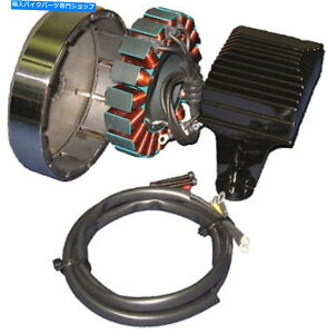 Alternators �T�C�N���G���N�g���b�N80�V���[�Y3�t�F�[�Y50�A���y�A�[�d�L�b�g2012-2017 Softail CE-88T Cycle Electric 80 Series 3-Phase 50 Amp Charging Kit 2012-2017 Softail CE-88T