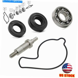 Water Pump EH[^[|vCLbǵAz_CRF450R 02-08I[goCp̃KXPbgV[č\z܂ Water Pump Repair Kit Rebuild Gaskets Seals for Honda CRF450R 02-08 Motorcycle