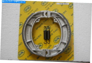 Brake Shoes �t�����g�u���[�L�V���[�Y+�X�v�����O�t�B�b�g�X�Y�LSP 370 400 500�A1978-1983 SP370 SP400 SP500 FRONT BRAKE SHOES+Springs fit SUZUKI SP 370 400 500, 1978-1983 SP370 SP400 SP500�y���s�A���i�z