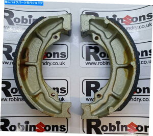 Brake Shoes EBC�t�����g/���A�u���[�L�V���[�Y�X�Y�LTS50X�ATS50W�ARM100�ARM125�iS617�j EBC Front/Rear Brake Shoes Suzuki TS50X, TS50W, RM100, RM125 (S617)