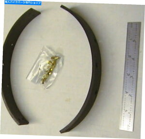 Brake Shoes �u���[�L�V���[�Y�̗��n�����x�b�g�t�����g49-72�p���w�b�h�V���x���w�b�h���A54-78�X�|�[�c�X�^�[ BRAKE SHOE LINING & RIVETS Front 49-72 Panhead Shovelhead Rear 54-78 Sportster�y���s�A���i�z
