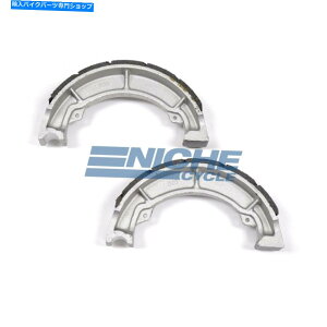 Brake Shoes KLF 300 A1/A2 BAYOU 86-87p̌㕔O[uu[LV[Y Rear Grooved Brake Shoes For Kawasaki KLF 300 A1/A2 Bayou 86-87