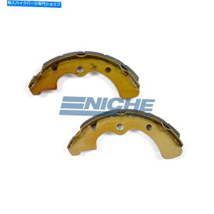 Brake Shoes KAF 620 A1-A3/A6o2510 00-05̃tgO[uu[LV[Y Front Grooved Brake Shoes For Kawasaki KAF 620 A1-A3/A6 Mule 2510 00-05