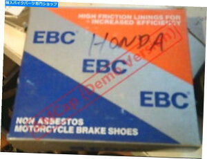 Brake Shoes �z���_EBC NOS���A�u���[�L�V���[�YCB CM CMX 250 400 VT500 Honda-Matic Rebel 78 /90 Honda EBC nos Rear brake shoes CB CM CMX 250 400 VT500 honda-matic Rebel 78 / 90�y���s�A���i�z
