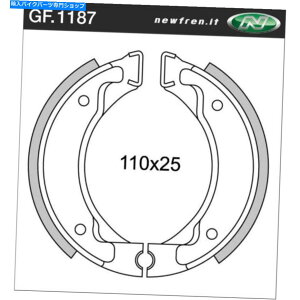 Brake Shoes ���A�u���[�L�V���[�Y�t�B�b�g���}�nCW50 Zuma 1999 S4S Rear Brake Shoes Fit YAMAHA CW50 ZUMA 1999 S4S�y���s�A���i�z