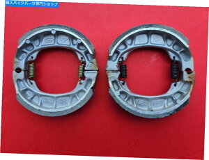 Brake Shoes 2xu[LV[Y +z_CG125 1977-1984̏tAtgƃAB 2x Brake Shoes + Spring For Honda CG125 1977- 1984,Front and Rear.