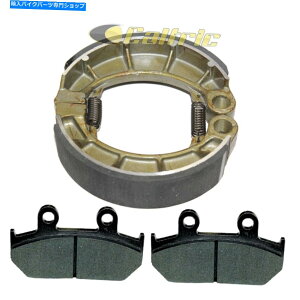 Brake Shoes z_VT600CDVhE600 VLX Deluxẽtgu[LpbhƃAV[Y1993 Front Brake Pads & Rear Shoes for Honda VT600Cd Shadow 600 VLX Deluxe 1993