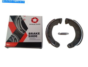 Brake Shoes �u���[�L�V���[�Y�t�����g�܂��̓��ALi TV SX�ƃ����u���b�^�p�̏t�̐V�����}�L�m BRAKE SHOES FRONT OR REAR LI TV SX WITH SPRING NEW MAKINO For LAMBRETTA�y���s�A���i�z