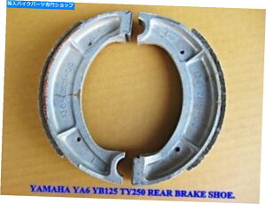 Brake Shoes }nYA6 YB125 TY250 DT400 SR500Au[LV[YuNewv[AS1021] Fit YAMAHA YA6 YB125 TY250 DT400 SR500 REAR BRAKE SHOE gNEWh [as1021]
