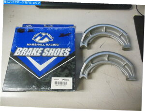 Brake Shoes ノスマーシャルレーシングブレーキシューズフィット:スズキ73-77 GT750 MS634 NOS Marshall Racing Brake Shoes Fits: Suzuki 73-77 GT750 MS634