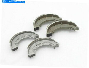 Brake Shoes tgƃAu[ĽC̃yÁACGtB[hɓK܂ Front And Rear Brake Shoe Pair Fits Royal Enfield