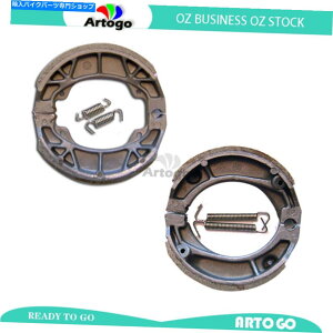 Brake Shoes �z���_C 50 N�V���O���V�[�g���f��1995�̃I�[�g�o�C�t�����g+���A�u���[�L�V���[�Y Motorcycle Front+Rear Brake Shoes For Honda C 50 N Single Seat Model 1995�y���s�A���i�z