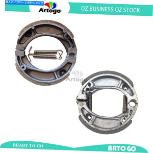 Brake Shoes �z���_TC�̃t�����g+���A�u���[�L�V���[�Y50 Y/2 TA02�W���C���L���m�s�[2000 2001 2002 Front+Rear Brake Shoes For Honda TC 50 Y/2 TA02 Gyro Canopy 2000 2001 2002�y���s�A���i�z