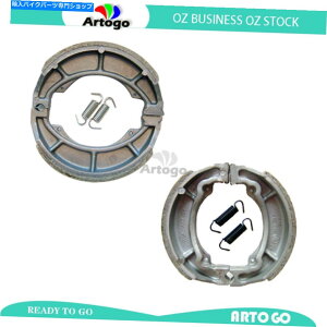 Brake Shoes JTLkh 100 A2-A4 1979 1979 1980 1980̃I[goCtg+Au[LV[Y Motorcycle Front+Rear Brake Shoes For Kawasaki KH 100 A2-A4 1978 1979 1980 1981