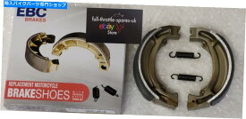 Brake Shoes フィット：スズキTS 80 ER 1981-1983リアブレーキシューズ新しいスプリング fits: SUZUKI TS 80 ER 1981-1983 REAR BRAKE SHOES NEW WITH SPRINGS