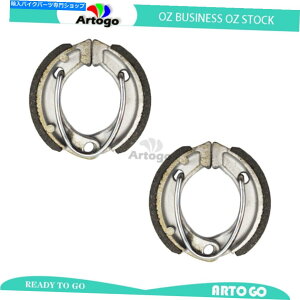 Brake Shoes �X�Y�LDR-Z70 K8/K9/L0/L2/L4/L5/L6/L7 2008-2016 2017�̃t�����g+���A�u���[�L�V���[�Y Front+Rear Brake Shoes For Suzuki DR-Z70 K8/K9/L0/L2/L4/L5/L6/L7 2008-2016 2017�y���s�A���i�z