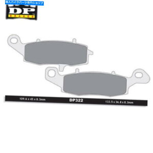 Brake Shoes Ex 650ER 2006-12 DPXHČtgu[Lpbh KAWASAKI EX 650 Ninja R 2006-12 DP Street Sintered Front Left Brake Pads